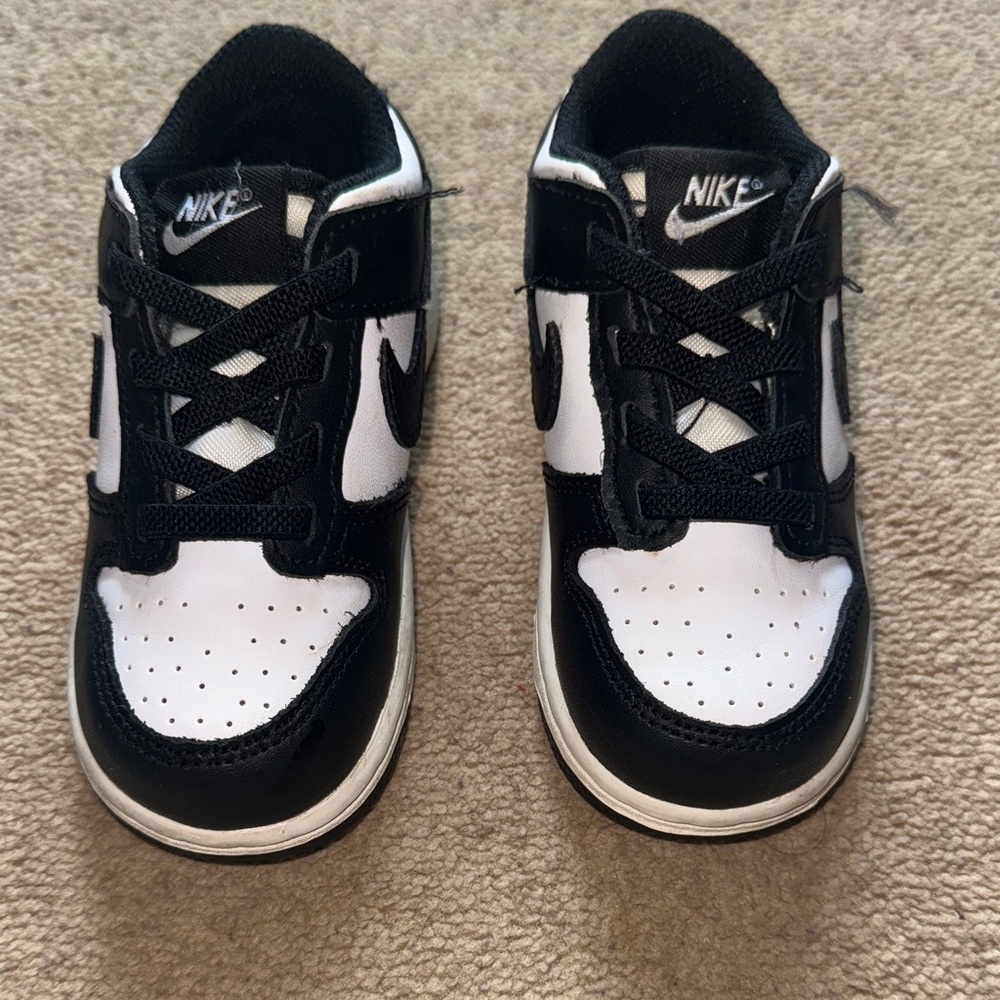 Nike Kids Black and White Sneakers